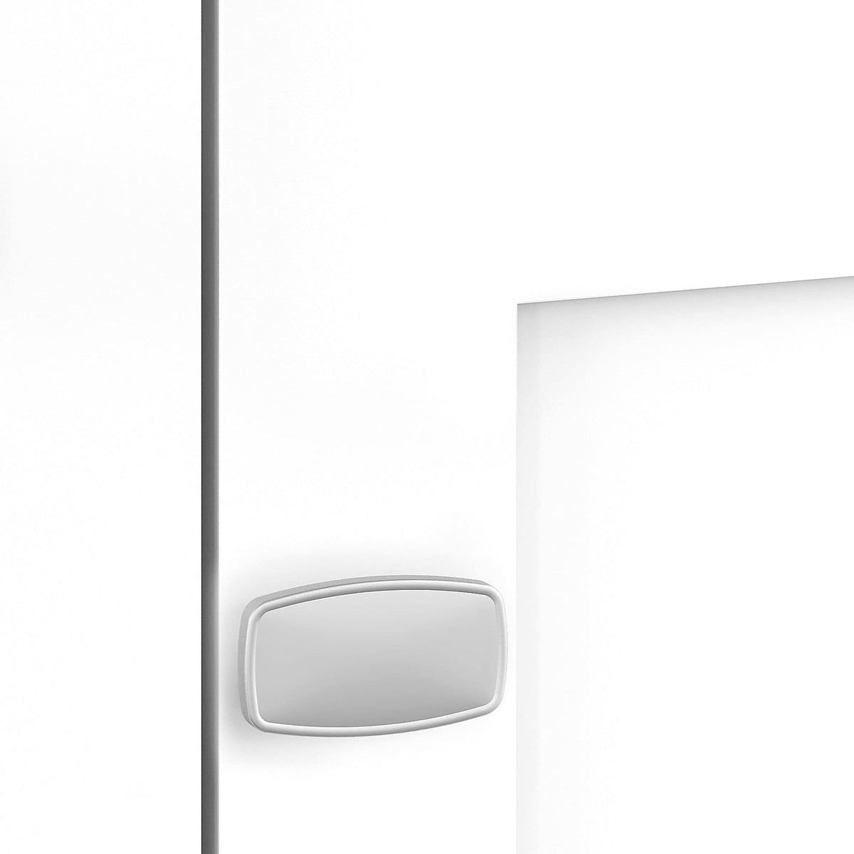 Pure White Storage Cabinet with Doors F1331