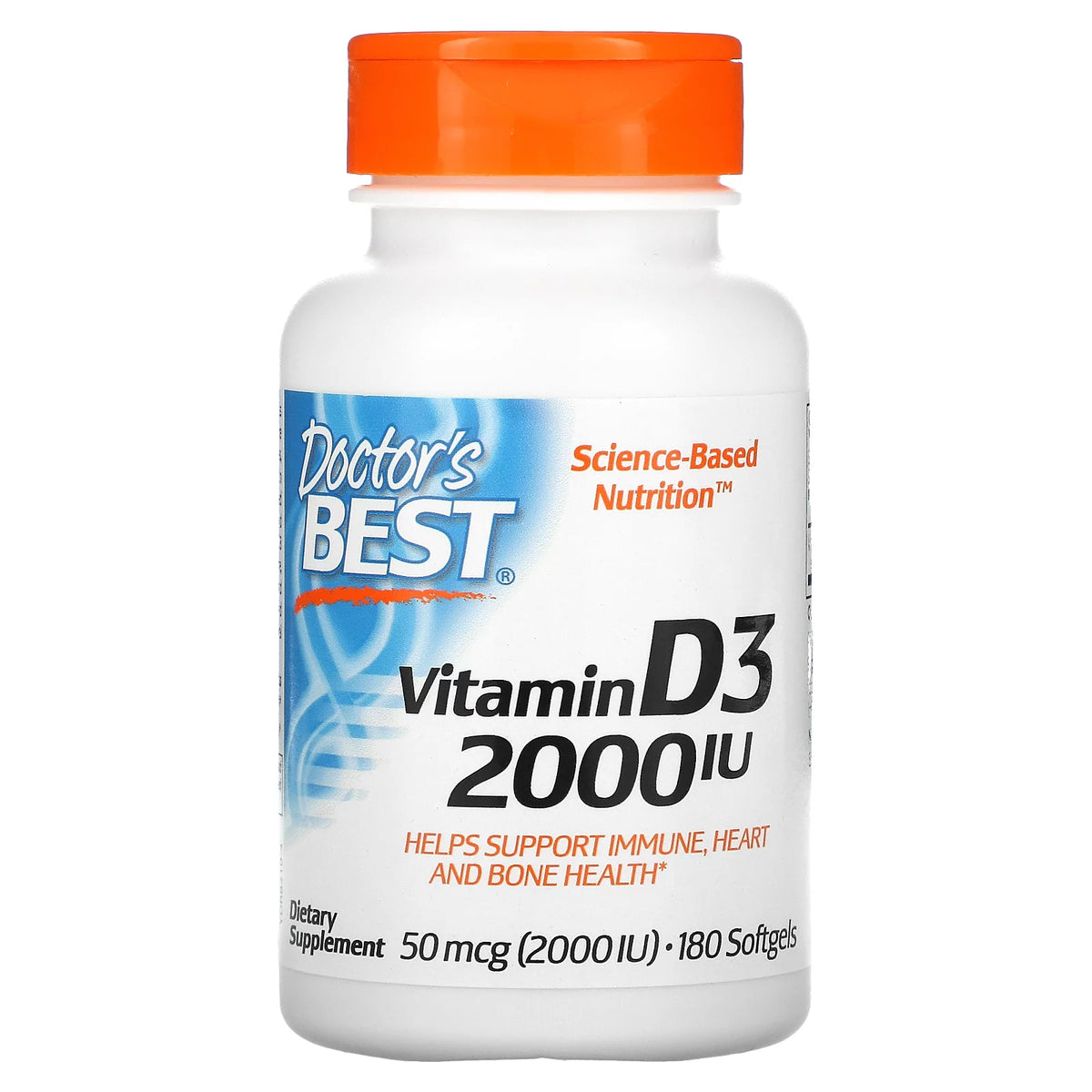 Vitamin D3 50 mcg 180 Softgels Pack of 4 S1514