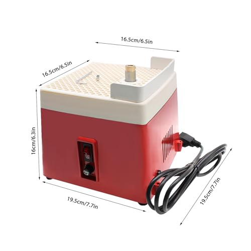 Red Portable Stained Glass Grinder with Grinding Wheel & Bit B179194