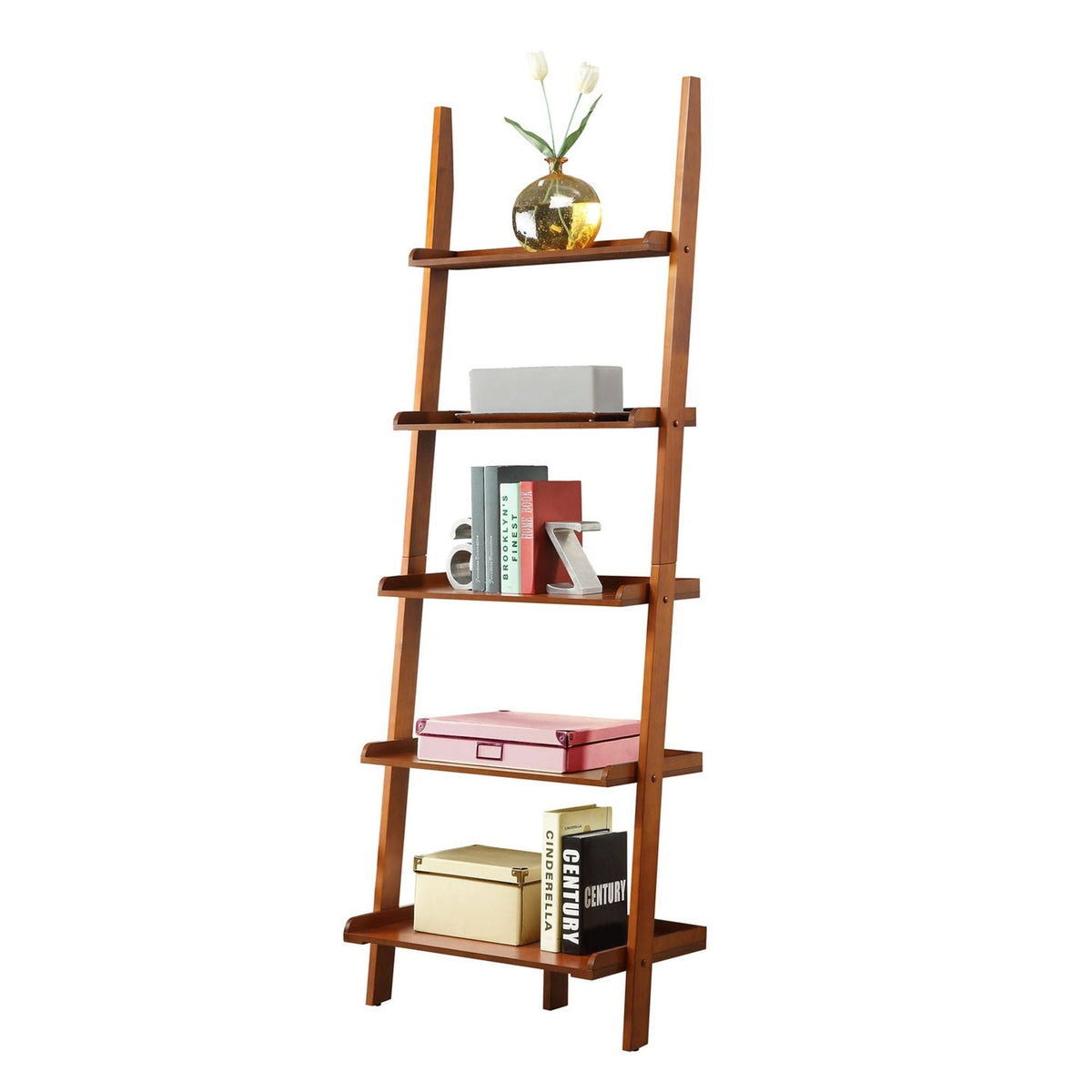 Yellow Bookshelf Ladder I111