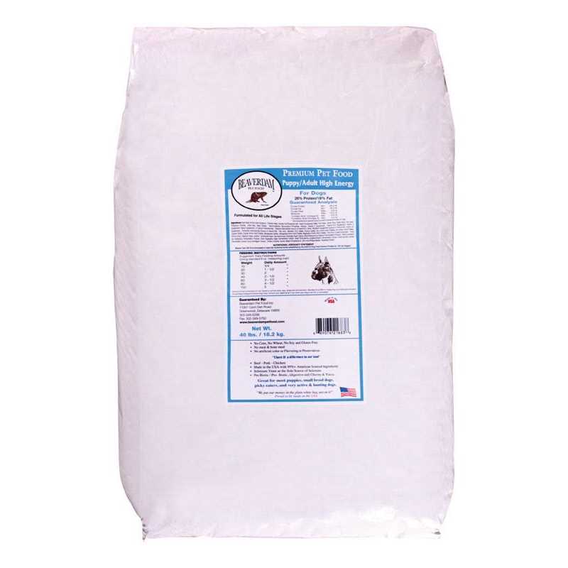 Pork and Chicken Dry Dog Food 40 lb W886