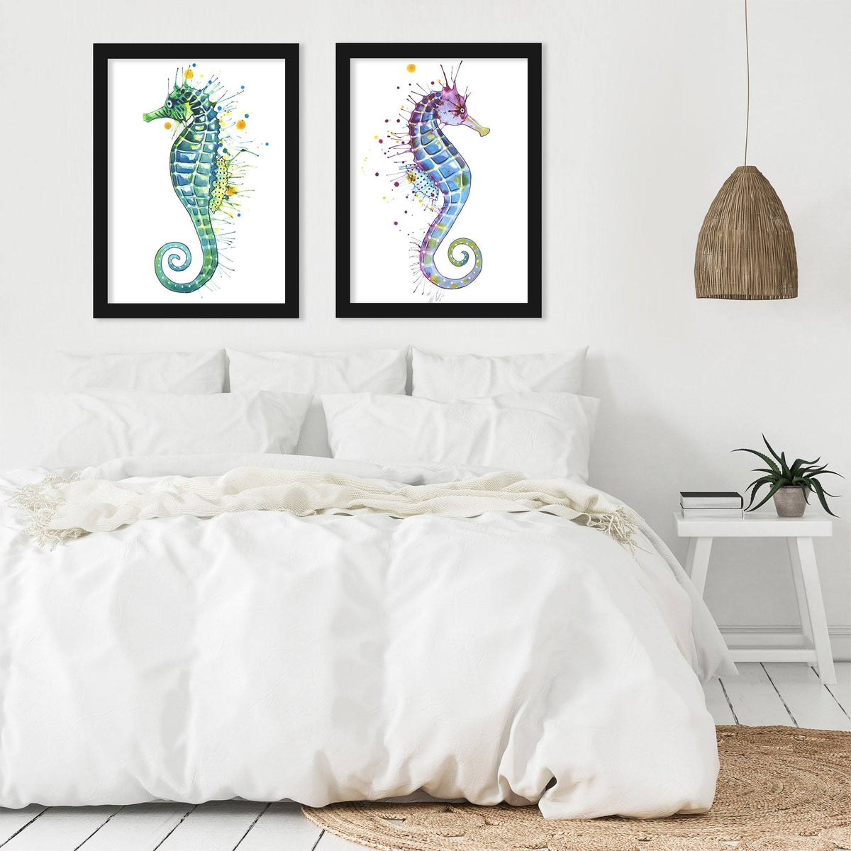 Black Framed Print Set J185