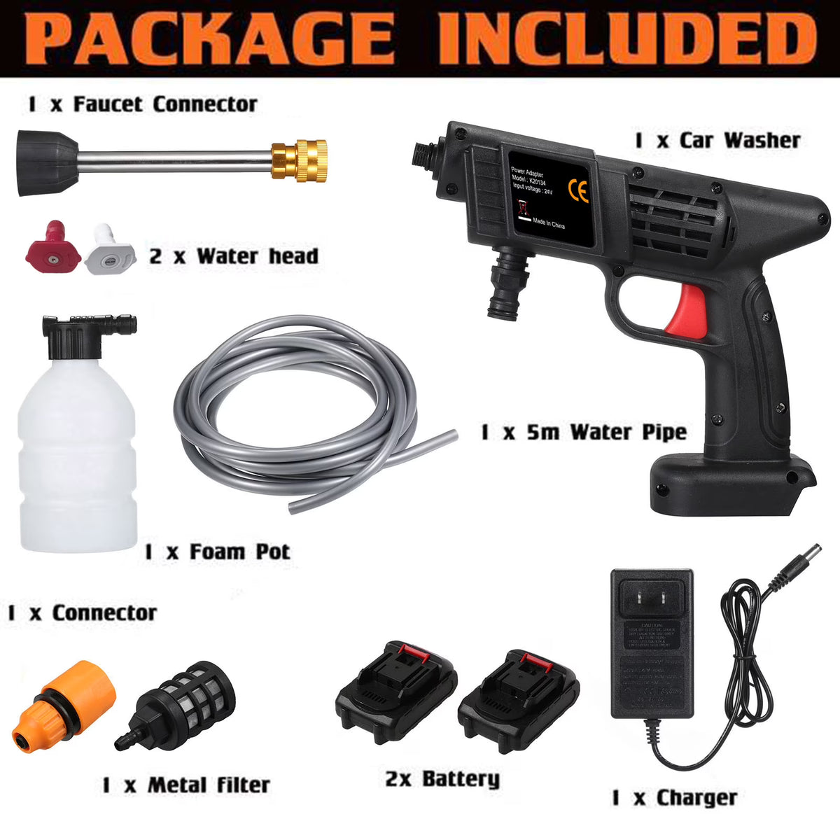150psi Portable Pressure Washer with Battery Y770