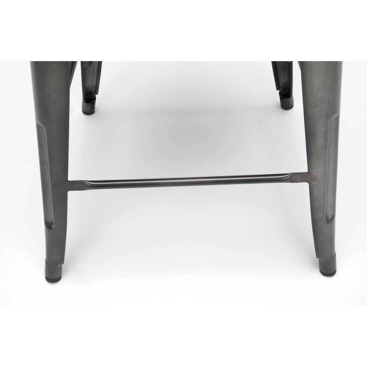Industrial Modern 4 Pack 26x22 High Back Metal Bar Stools with Solid Ash Wood Seats X594829