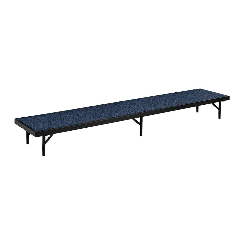 Blue Carpet Tapered Standing Choral Riser N41220