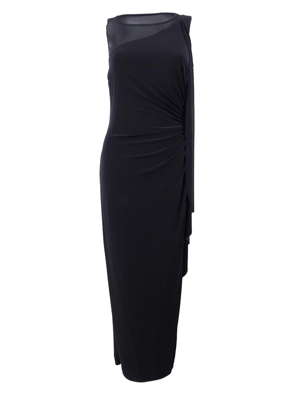Sleeveless Jersey Column Gown R9317