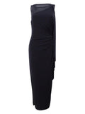 Sleeveless Jersey Column Gown R9317