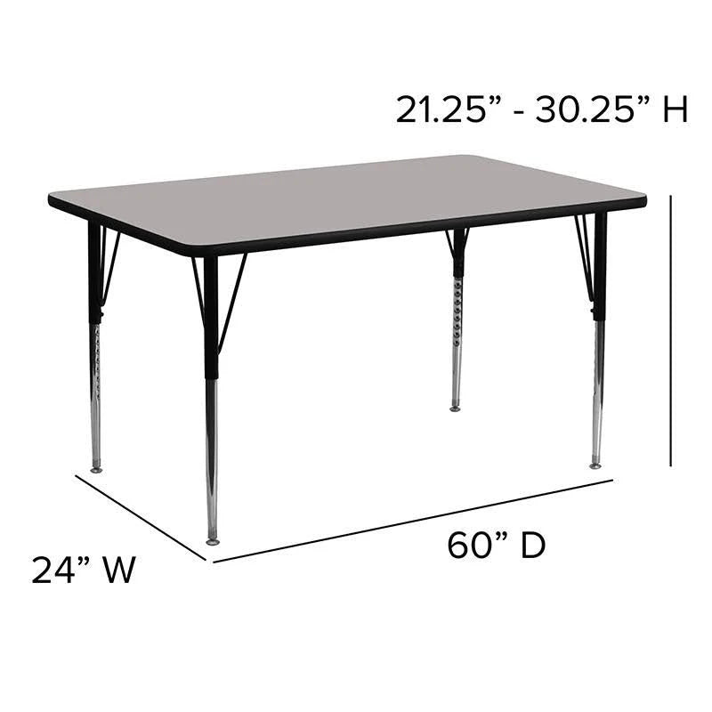 Yellow Rectangular Activity Table G6695