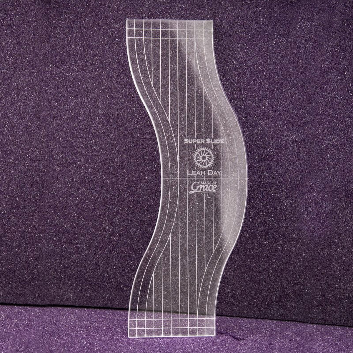 1/4" Super Slide Ruler For Deep Curves Quilting Ruler E616095