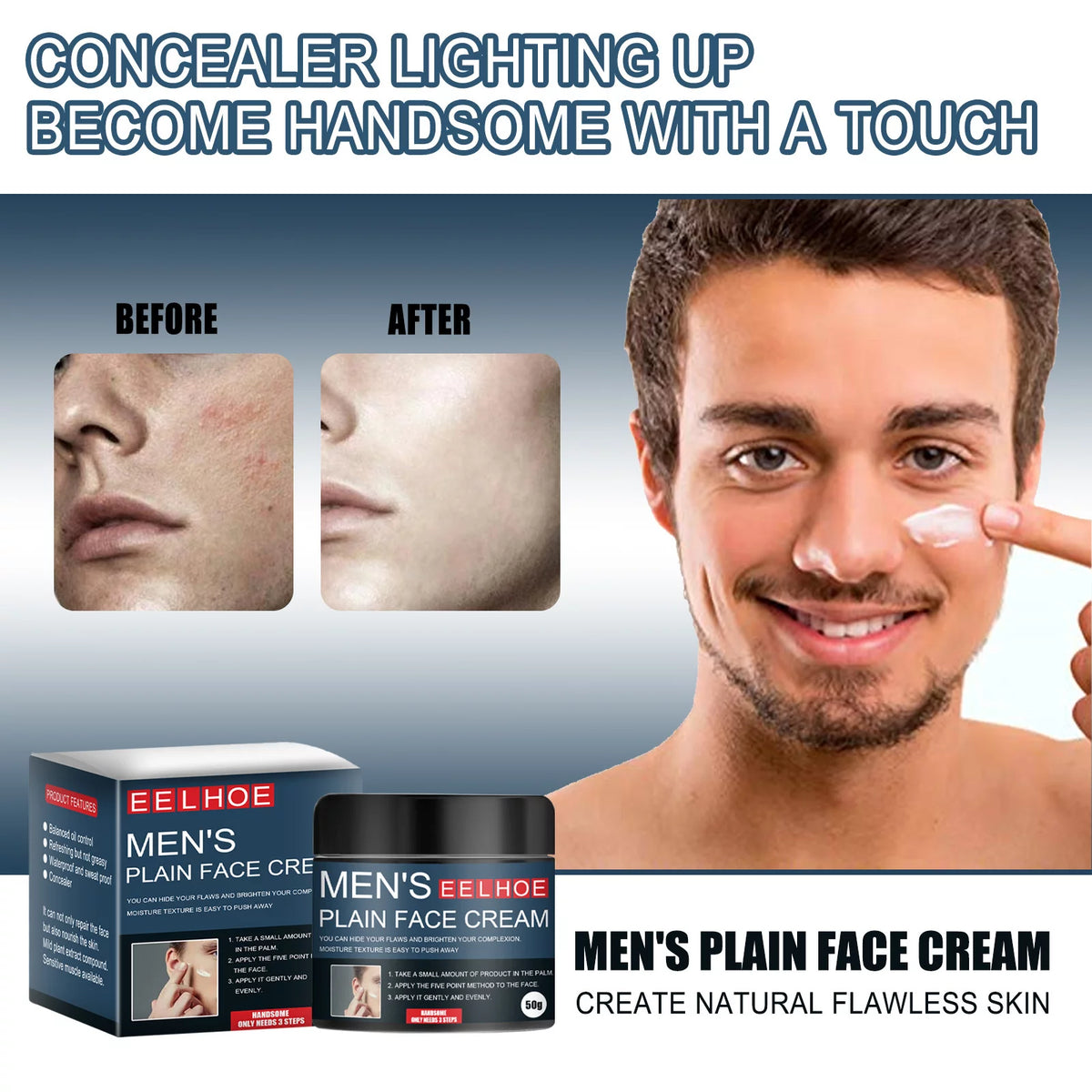 3 Pack Mens Liquid Foundation C353