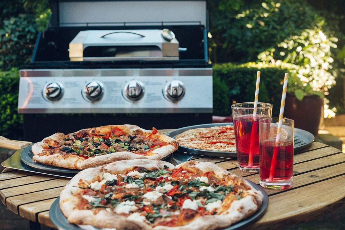 Universal Stainless Steel Pizza Oven Kit Set of 4 W7490
