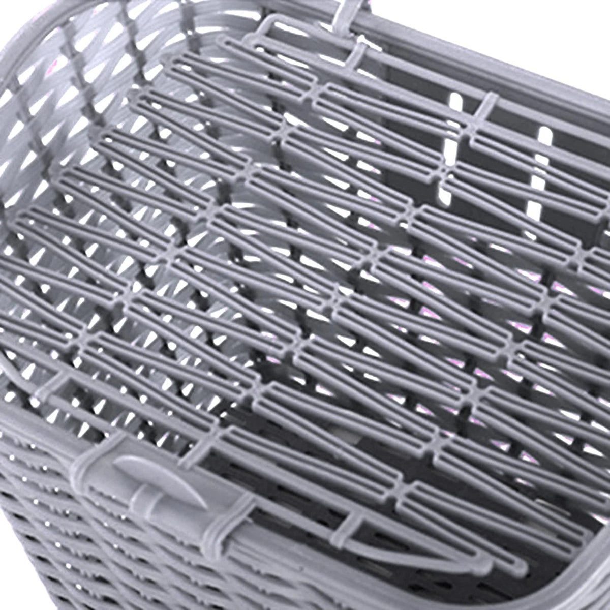 Gray Waterproof Bike Basket with Cover Z65198