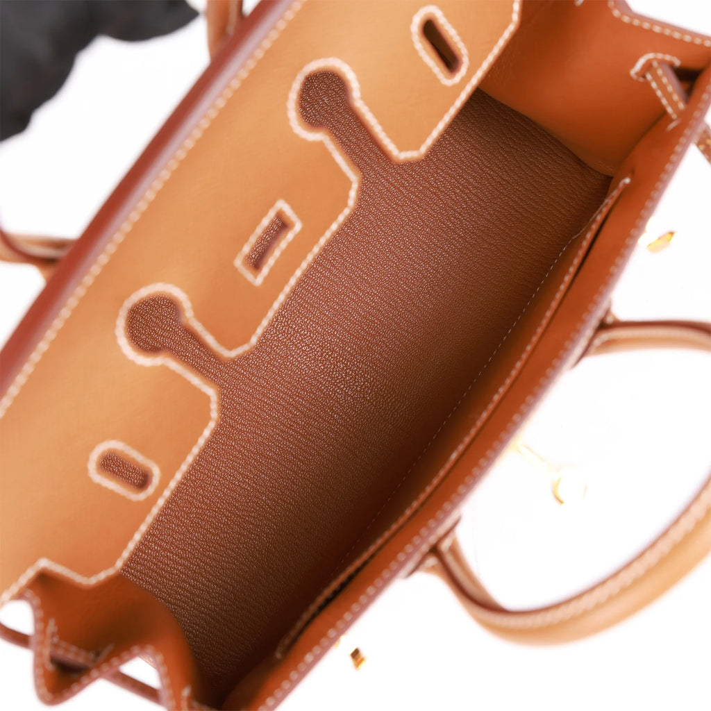 Gold Epsom Leather Handbag K6101