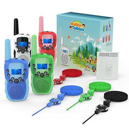 4 Pack Childrens Walkie Talkie with Flashlight B1232
