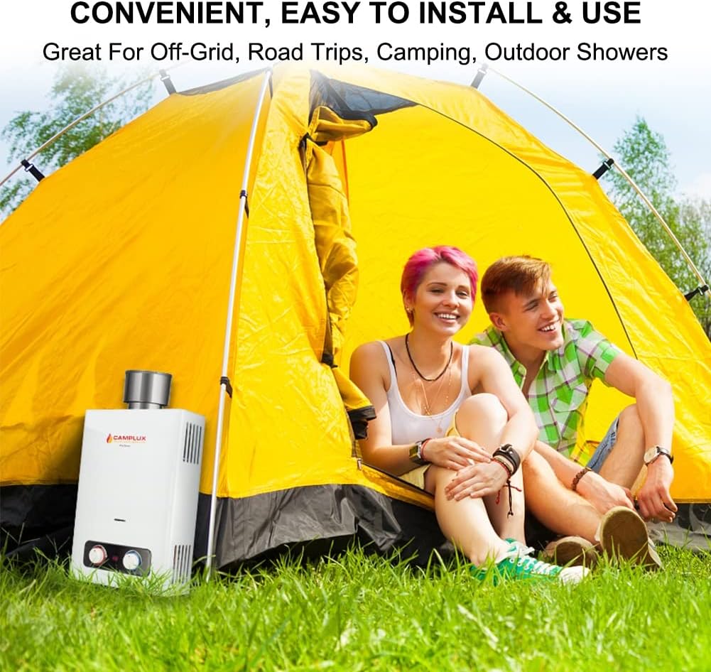 1.58 GPM Outdoor Propane Tankless Water Heater with S/S Rain Cap T313