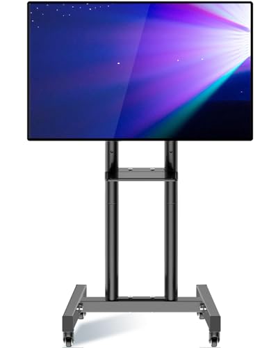Mobile TV Stand with Wheels for 26-60 Inch Flat Curved TVs C293