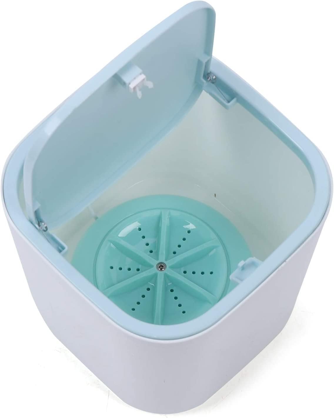 Compact Counter Top Portable Washing Machine, 6.69x6.69x6.69 Inch Blue U69313