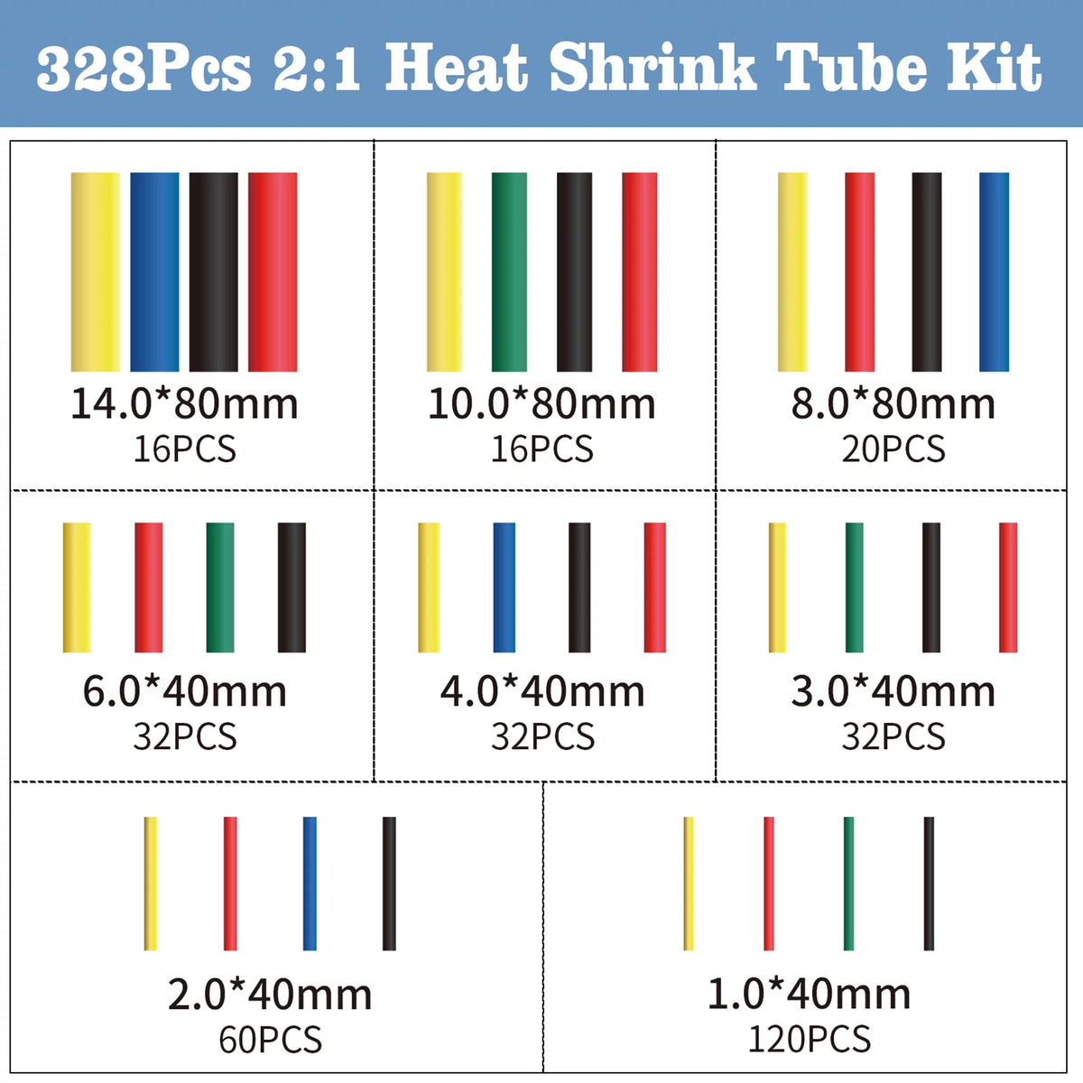 678Pcs Electrical Connector Kit Crimp Terminal Heat Shrink Tube Wire Connectors D278