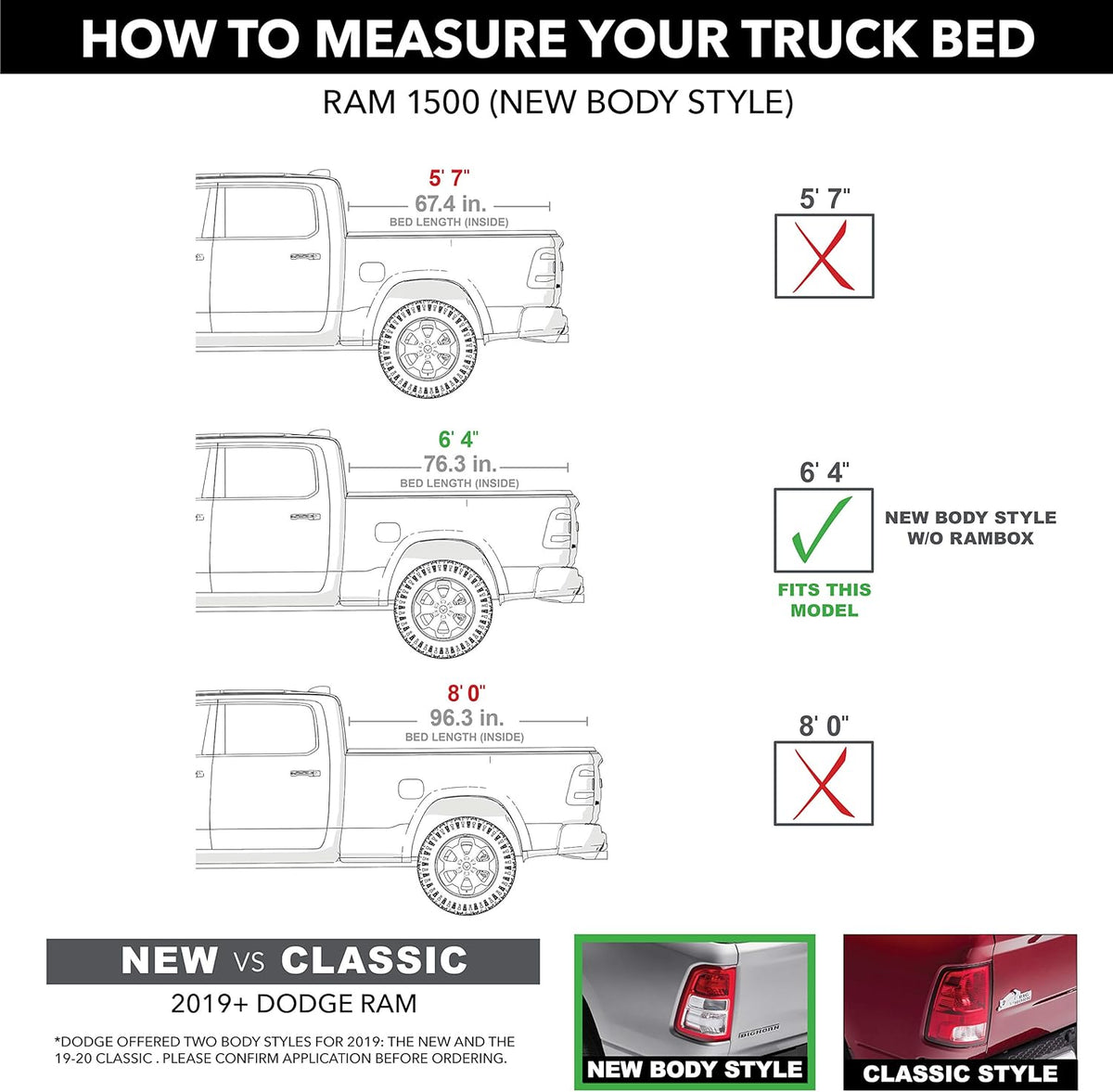 Black Hard Folding Truck Bed Tonneau Cover O5569
