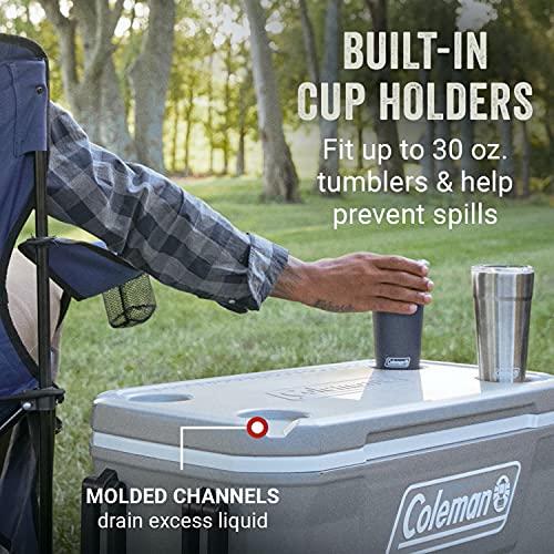 Insulated Rolling Cooler with Wheels, 100-Quart N882922