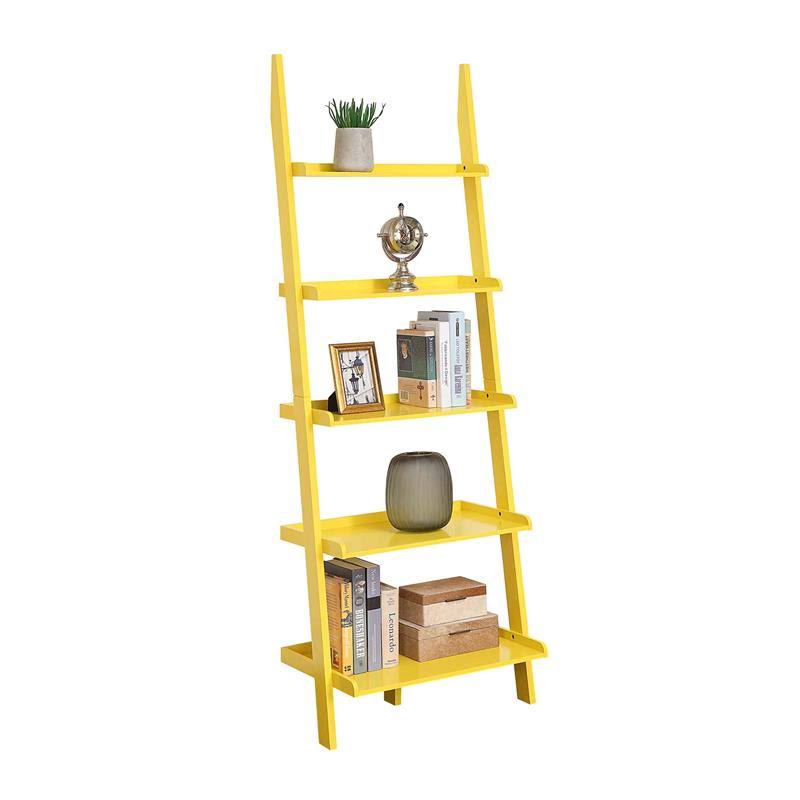 Yellow Bookshelf Ladder I111