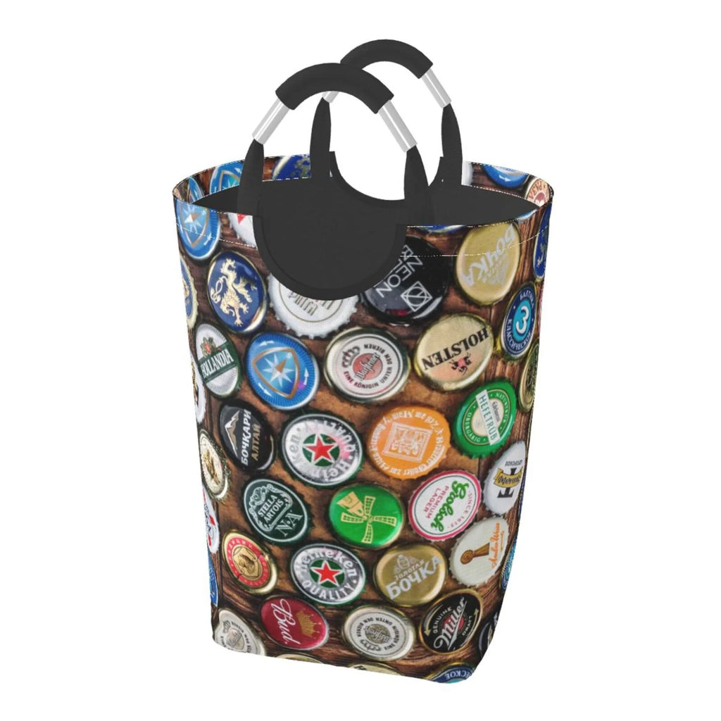 Large Canvas Fabric Laundry Hamper I420