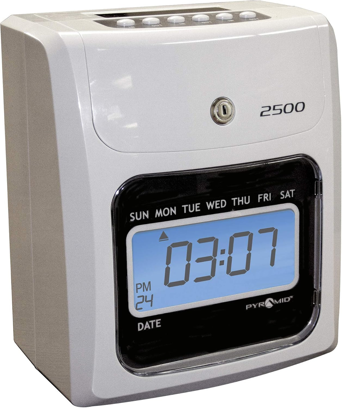 Time Clock Bundle with 100 Time Cards, Two Ink Ribbon Cartridges, 10 Slot Time Card Rack and Two Security Keys Y312496