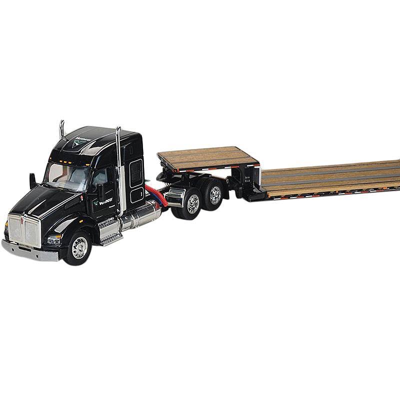 1:64 Diecast Tractor Truck with Lowboy Trailer U723