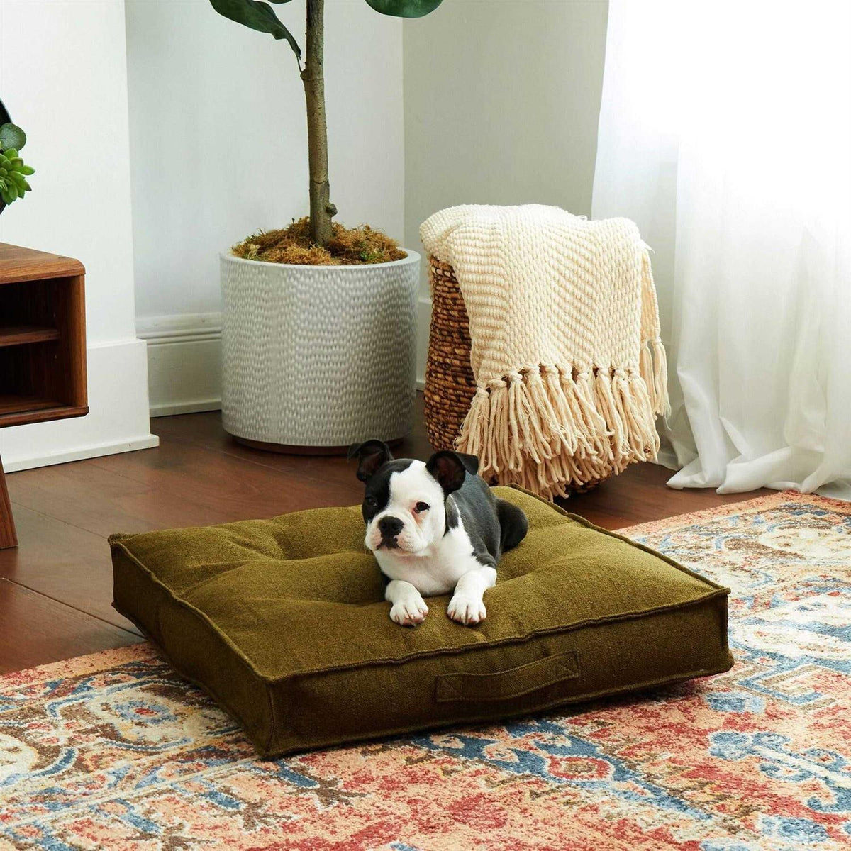 Square Tufted Dog Bed B6248
