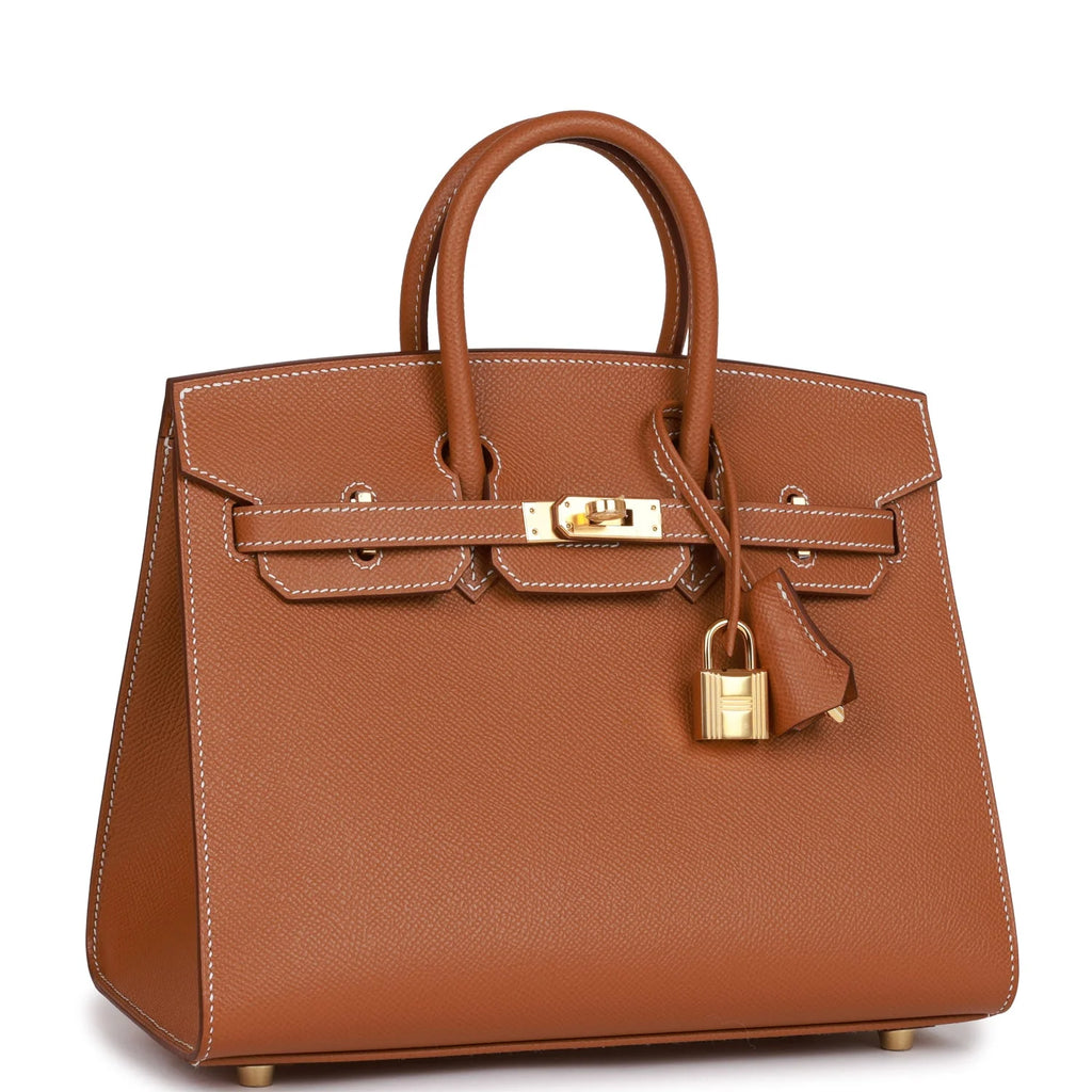 Gold Epsom Leather Handbag K6101