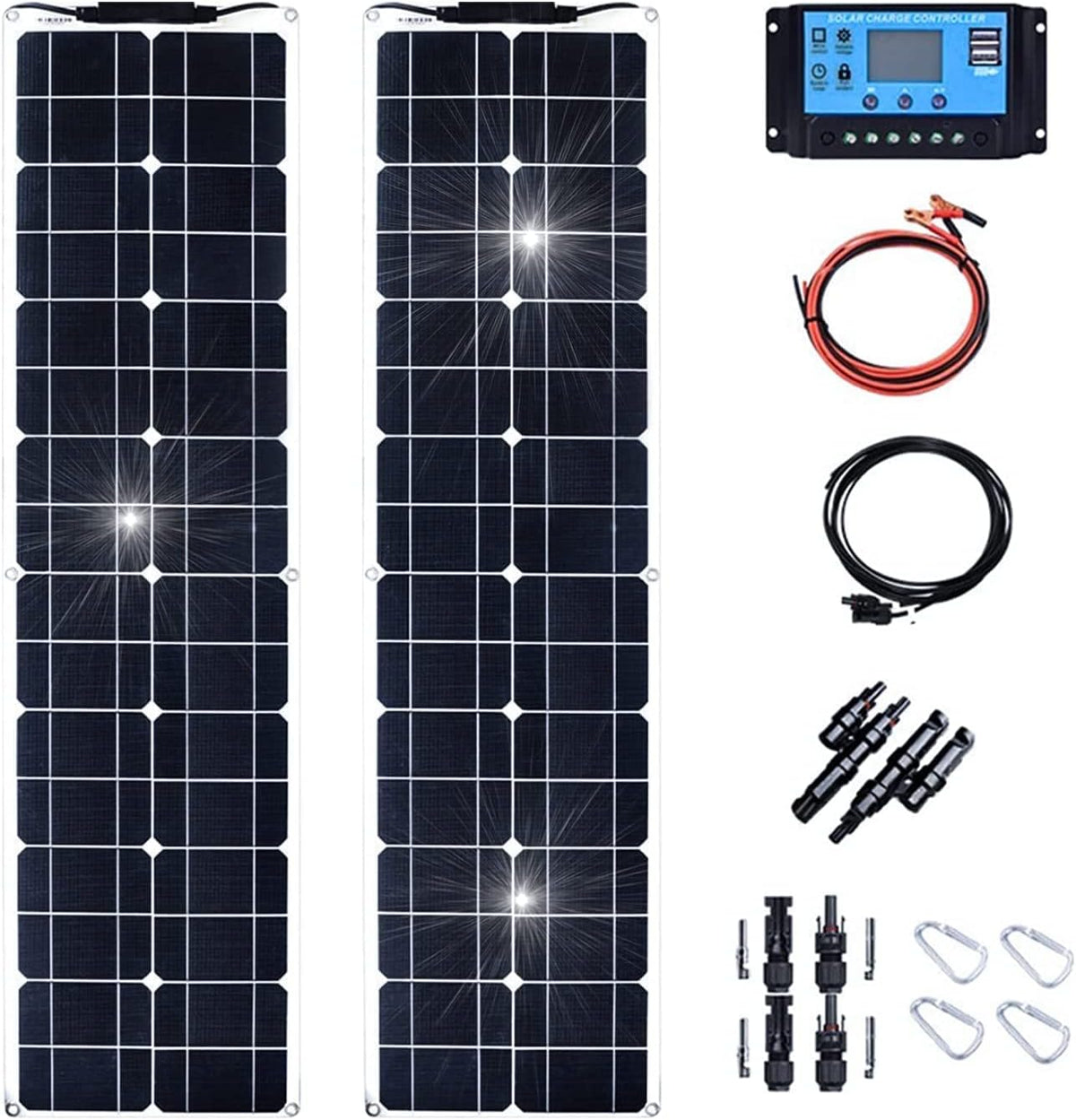 800W Flexible Monocrystalline Solar Panel Kit with 40A Controller S668