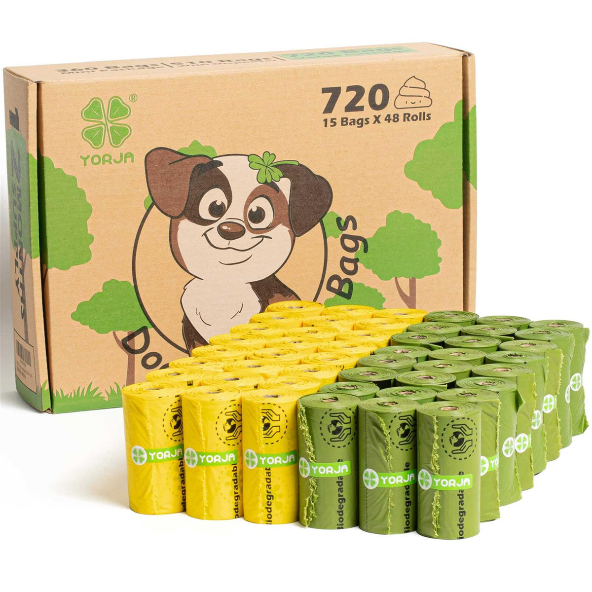 Dog Poop Bags 100% Leak Proof Extra Thick W445260