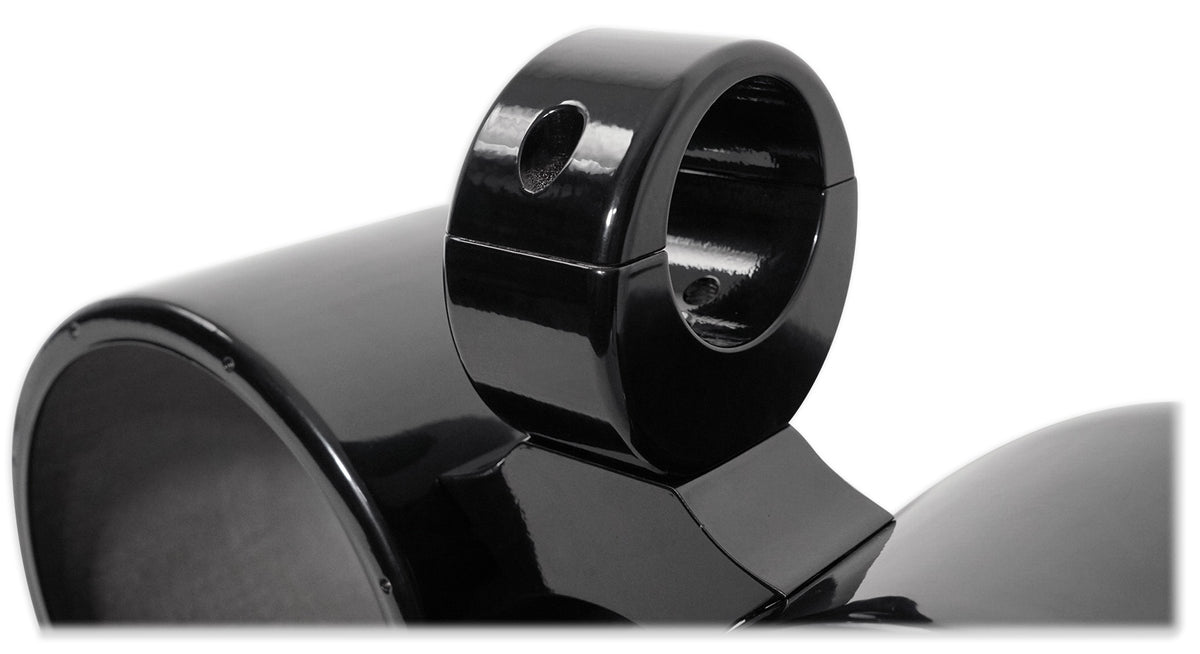 Dual 7.7" Black Aluminum Wakeboard Tower Speaker Pods with Covers E72027