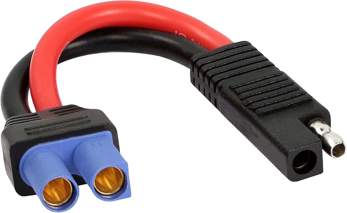Female to SAE Power Connector Automotive Adapter Cable Wire 10AGW Pack of 2 X8807