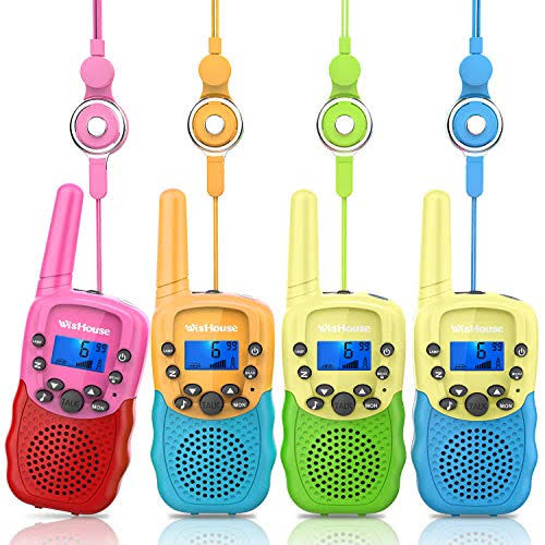 4 Pack Childrens Walkie Talkie with Flashlight B1232
