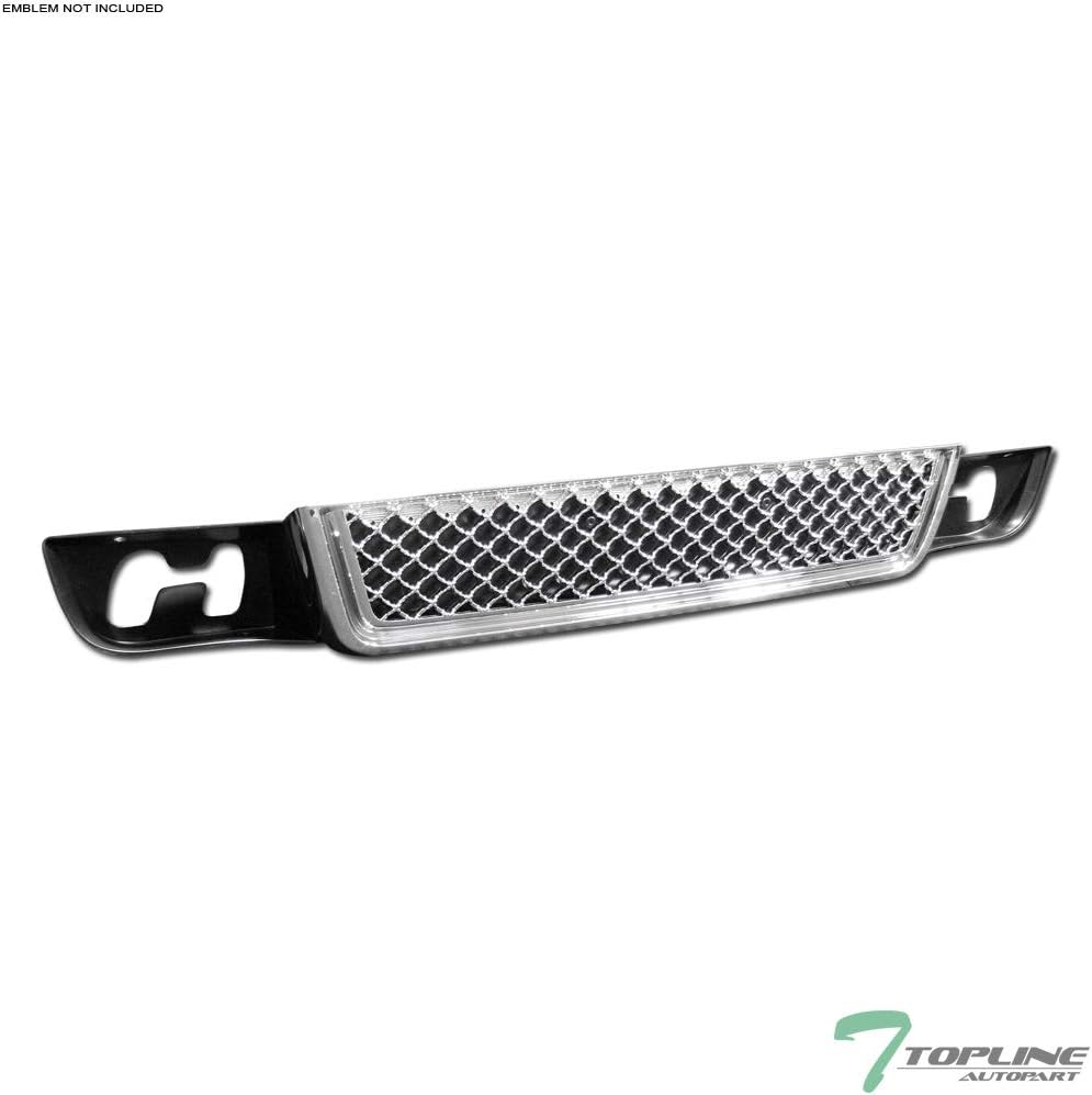 Chrome Mesh Front Lower Bumper Grille Pack of 2 V18387
