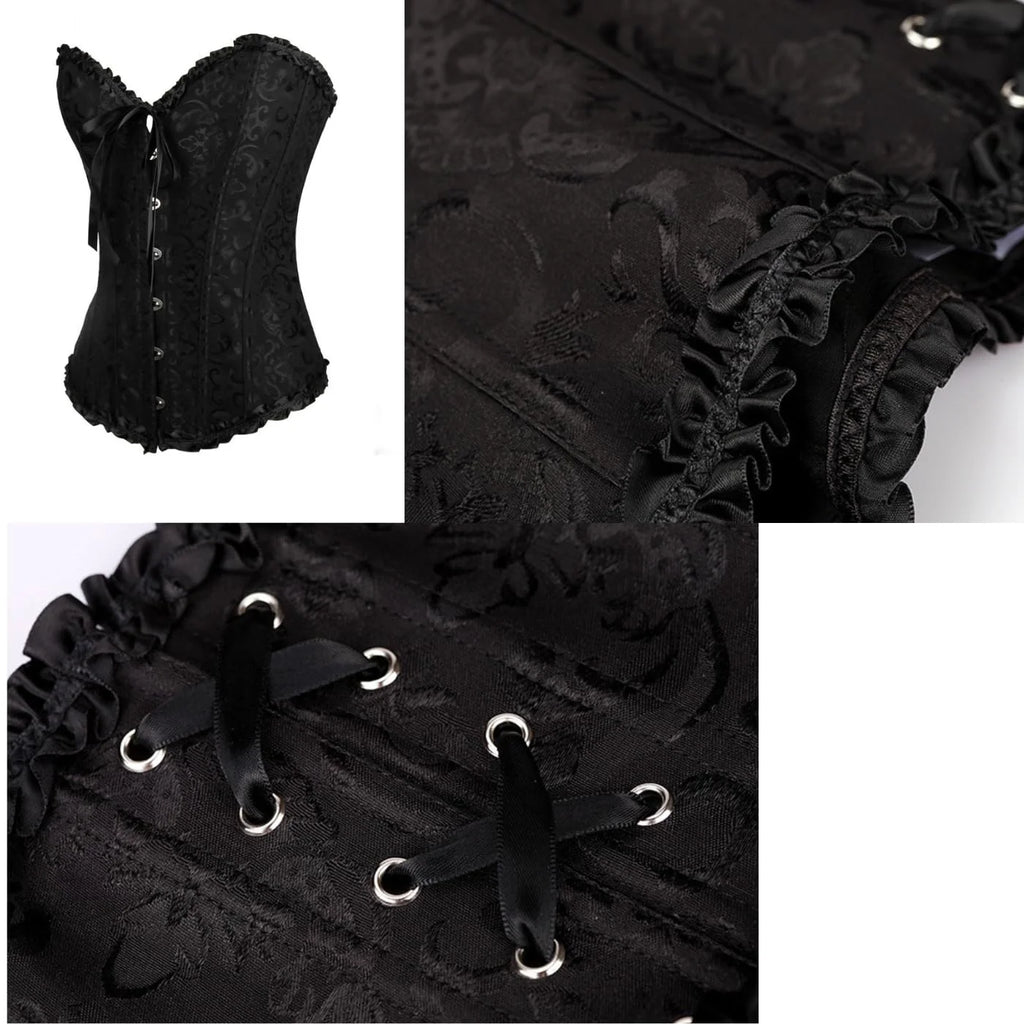 Corset Tops Lace Waist Shapewear K5817