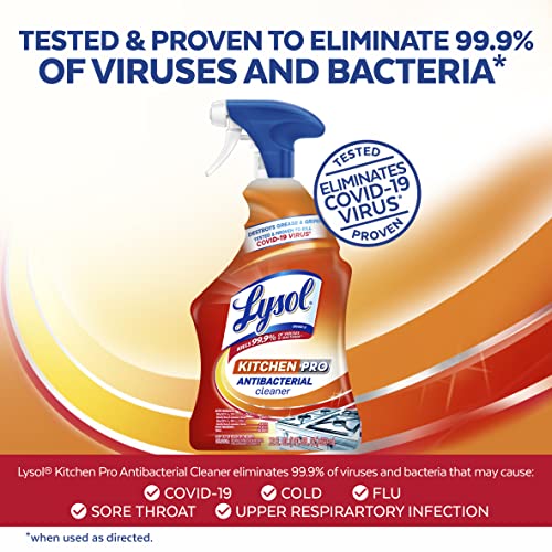 Antibacterial All Purpose Kitchen Cleaner and Degreaser, Citrus Scent, 22oz R944534