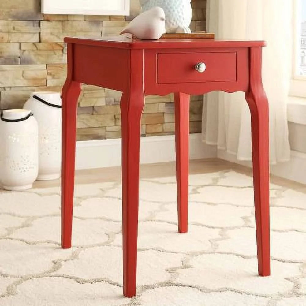 24" High Wood End Table with Drawer W696395