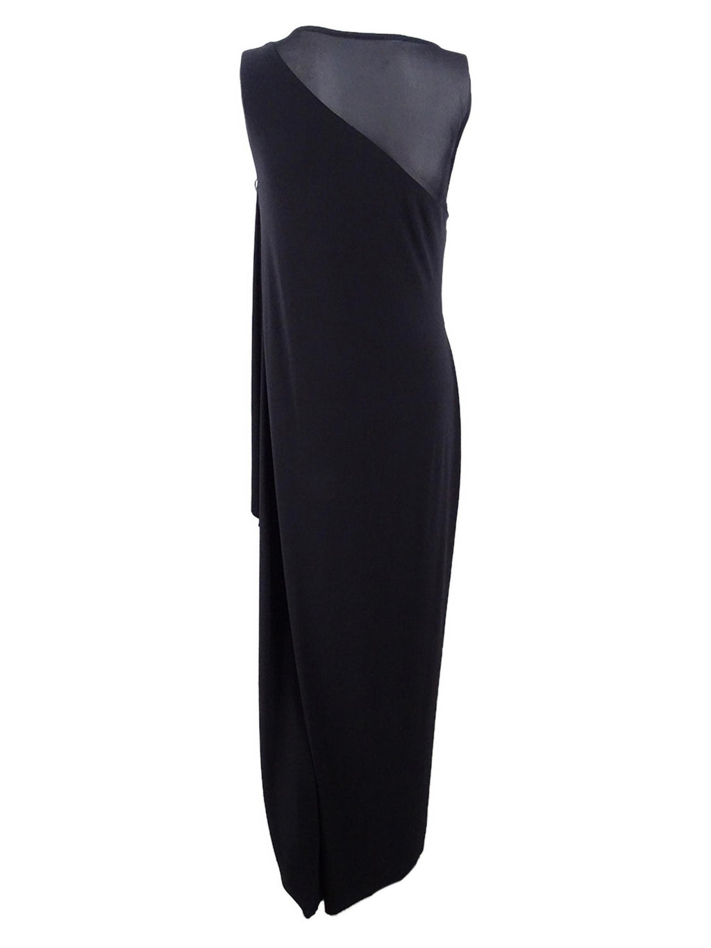 Sleeveless Jersey Column Gown R9317