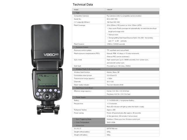 2.4G TTL HSS Camera Flash Speedlight for Fujifilm O68480