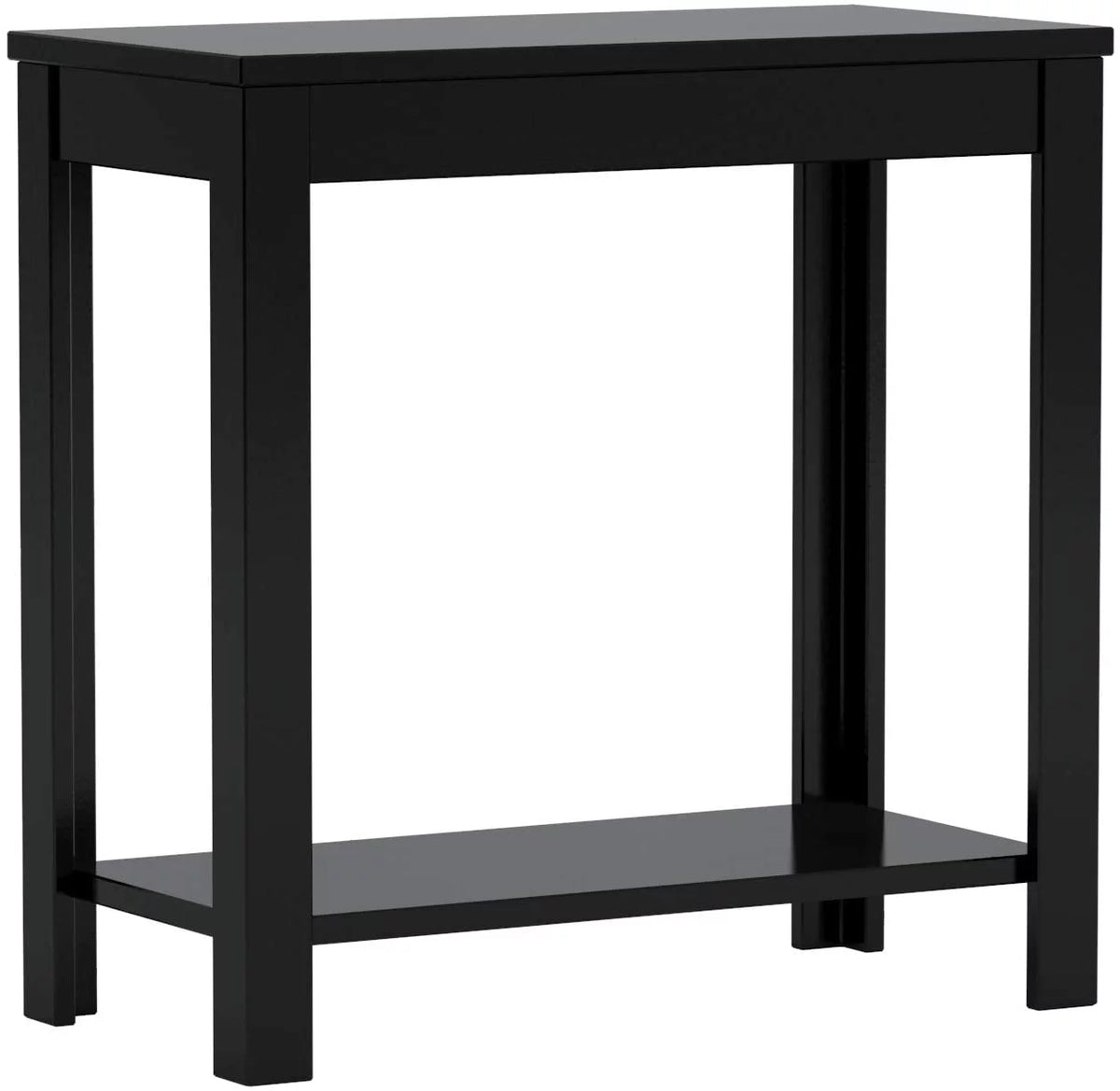 Black Wooden Chairside Table I385