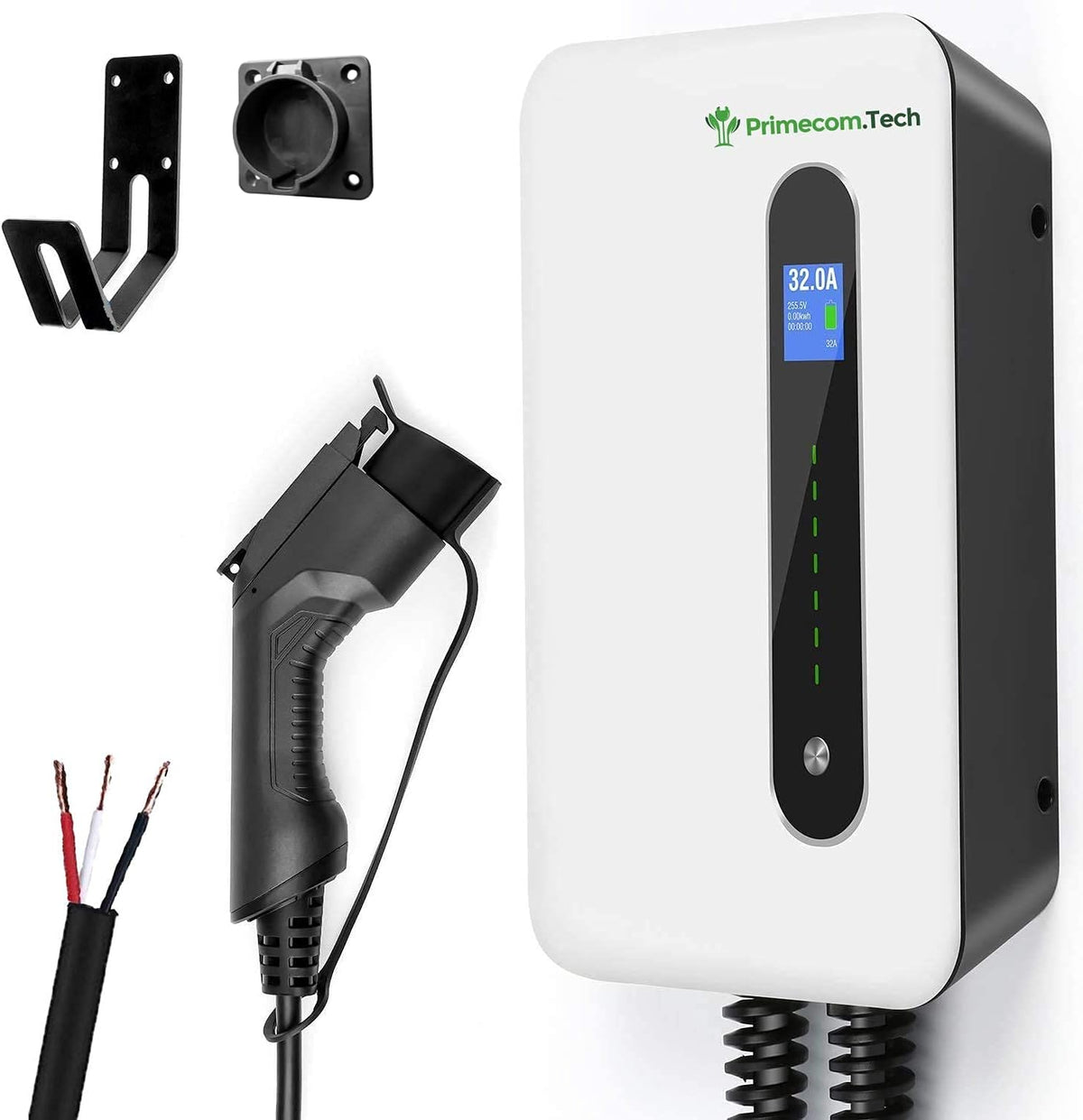 40 Amp Level 2 EV Wall Charging Station, 25 ft Plug-in Z789