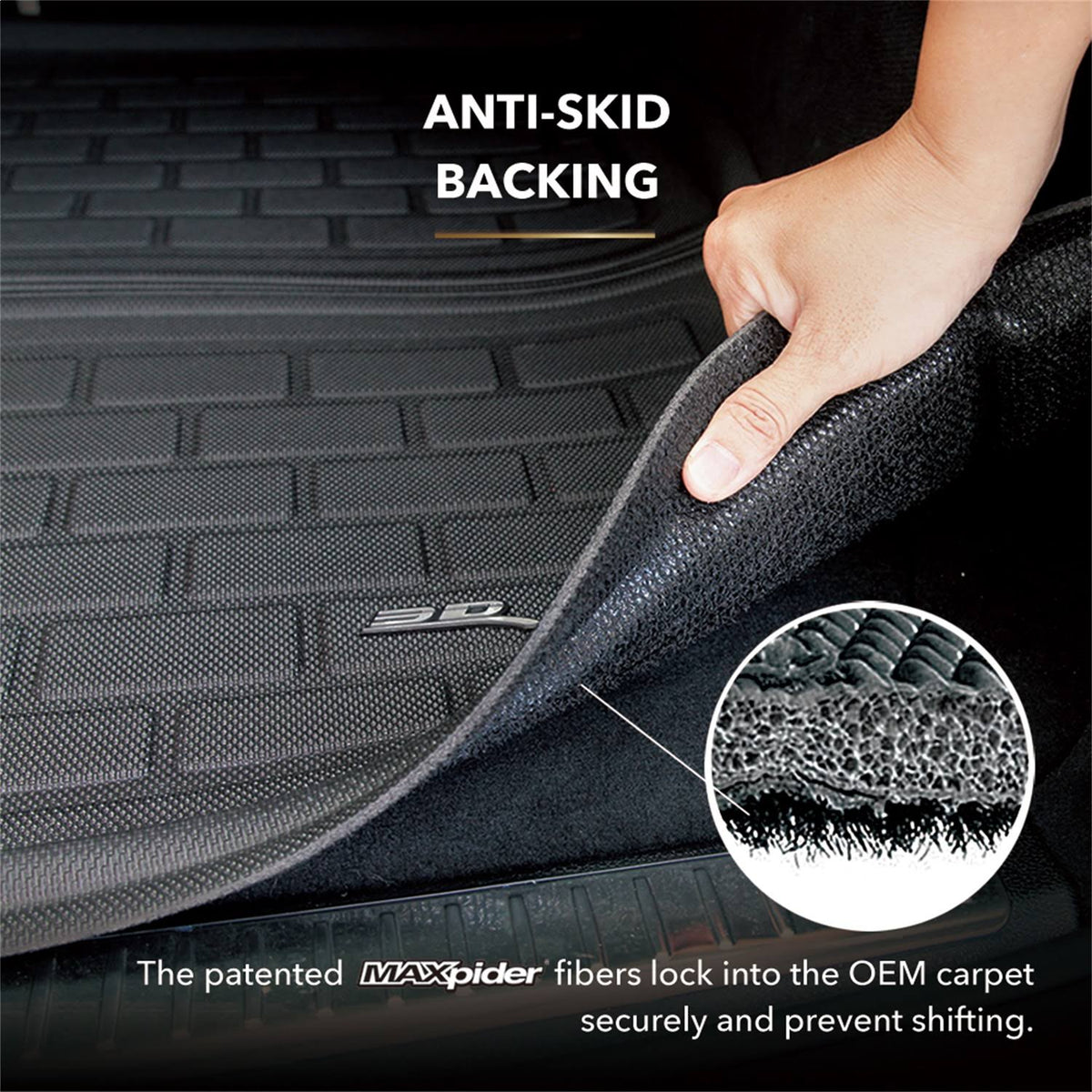 Black Cargo Liner Q841
