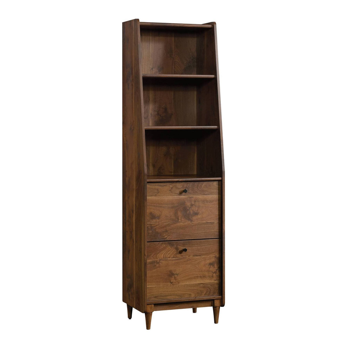 3-Shelf Narrow Bookcase, Grand Walnut C48303