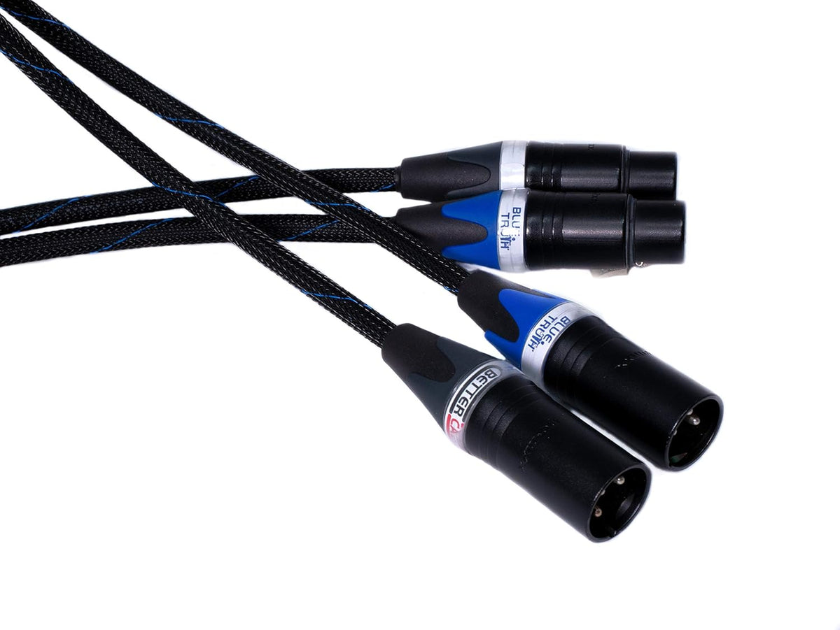 Balanced XLR Cables - Stereo Pair (2 Cables) - 3 Feet A998