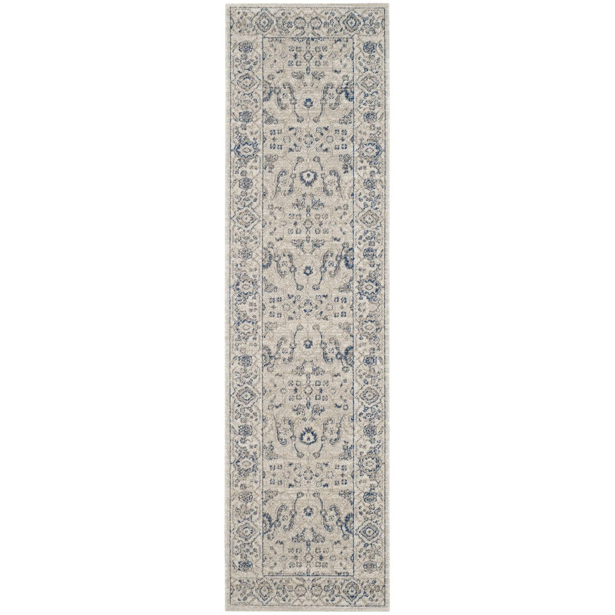 Rust / Navy Rectangle Rug J407826