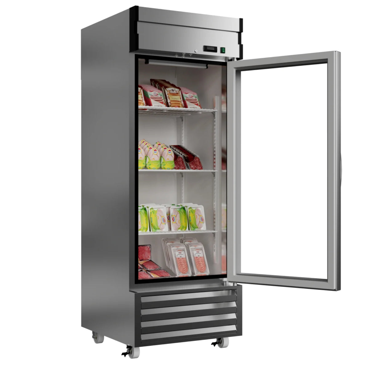 Single Door Glass Door Refrigerator A198575