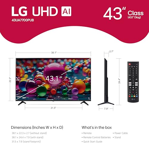 43 inch LED 4K Smart TV H62125