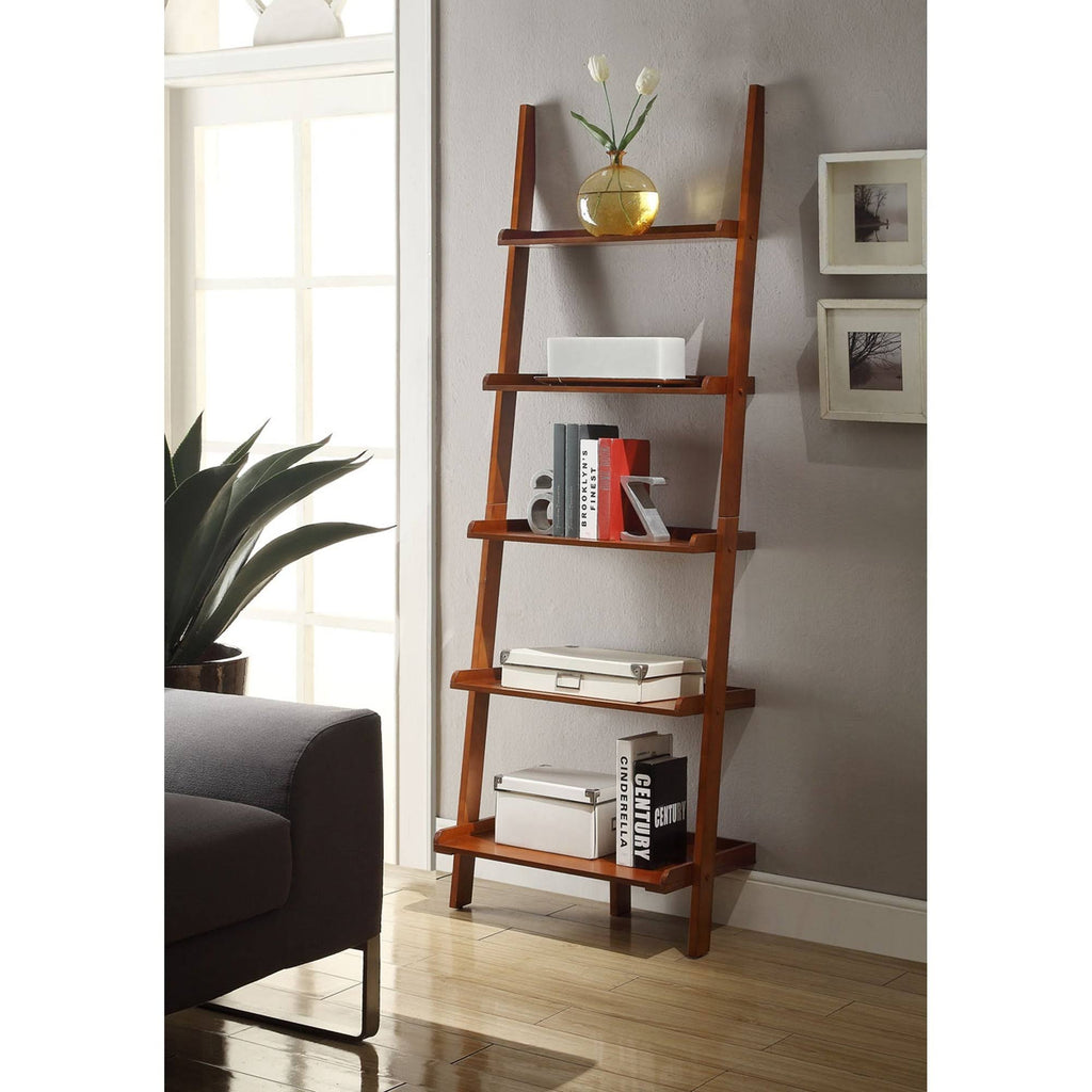 Yellow Bookshelf Ladder I111